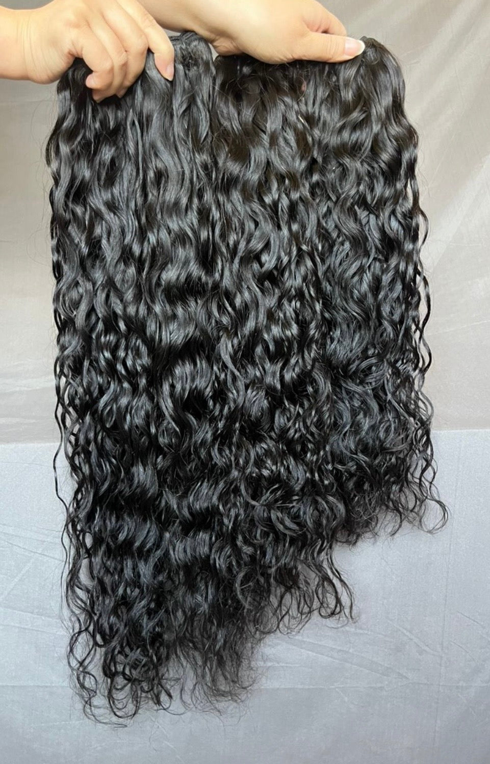 100% Human Hair Raw Bundles- 1B Natural Black